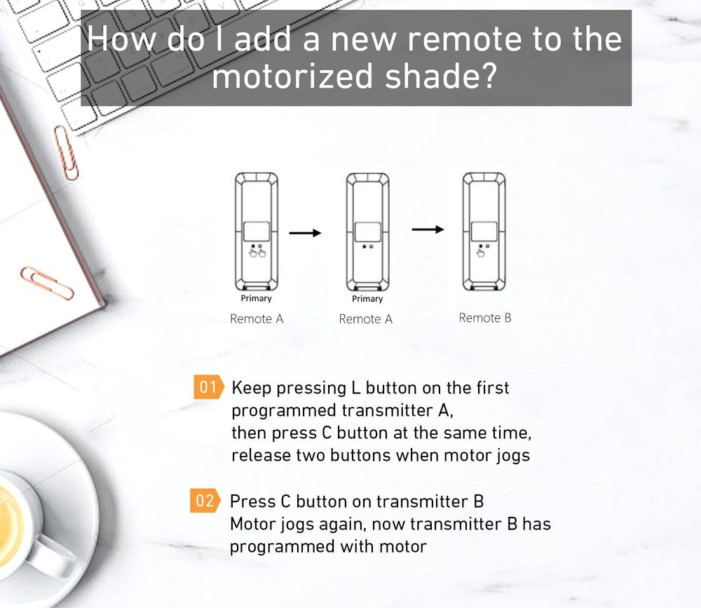 14 Channel Controller for Roller Shades Remote Control for Motorized Windows ...