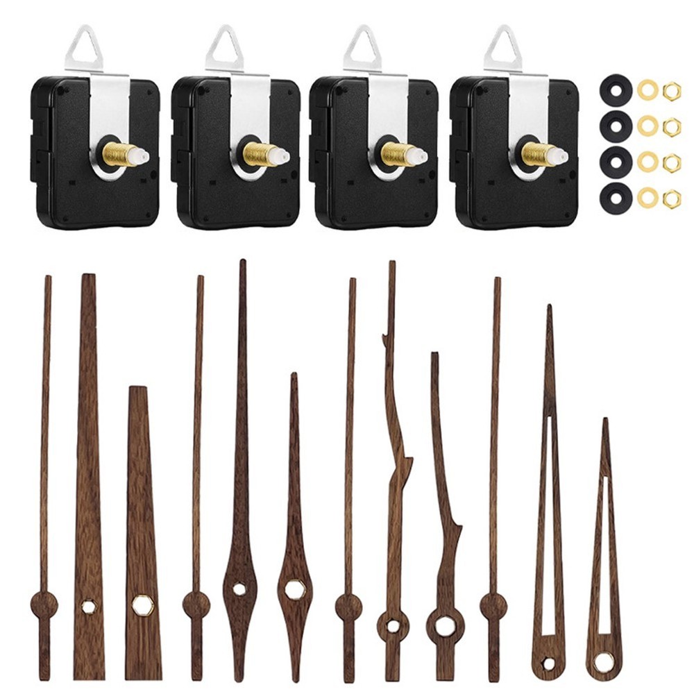Wall Clock Mechanism Replacement Kit Quartz Movement with Different Hands