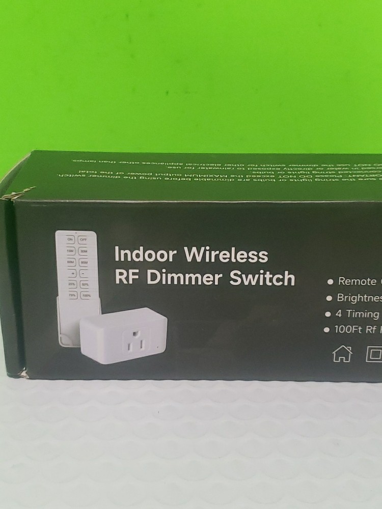 Plug in Dimmer Switch for Lamp with Timer, Remote Control Indoor Dimmer Switch
