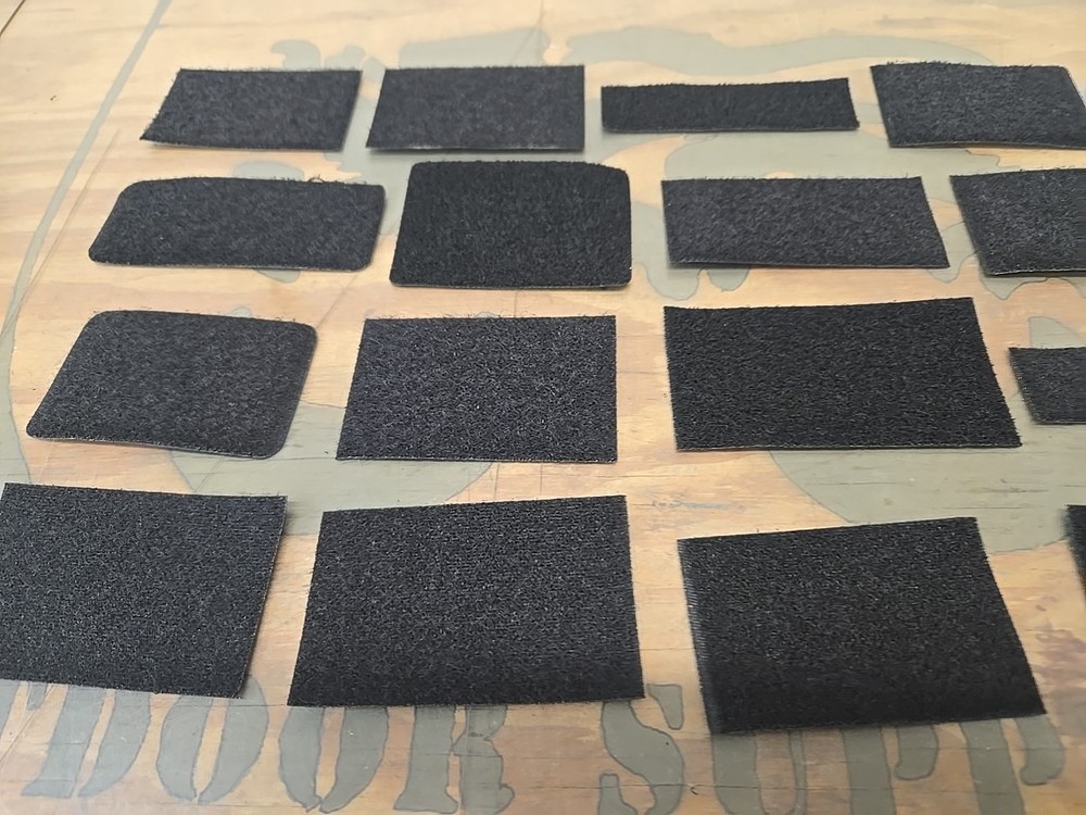 Salty Morale/Military Patch Sew-On Loop Panel Multiple Sizes Lot #D3 20pcs