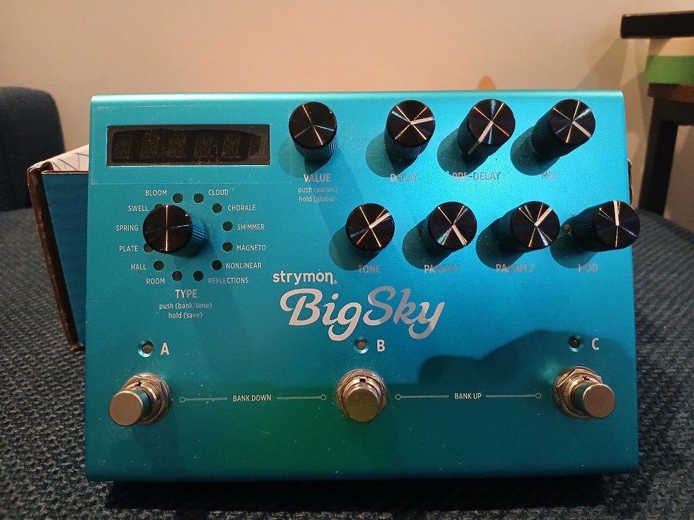 strymon big sky multi reverb pedal