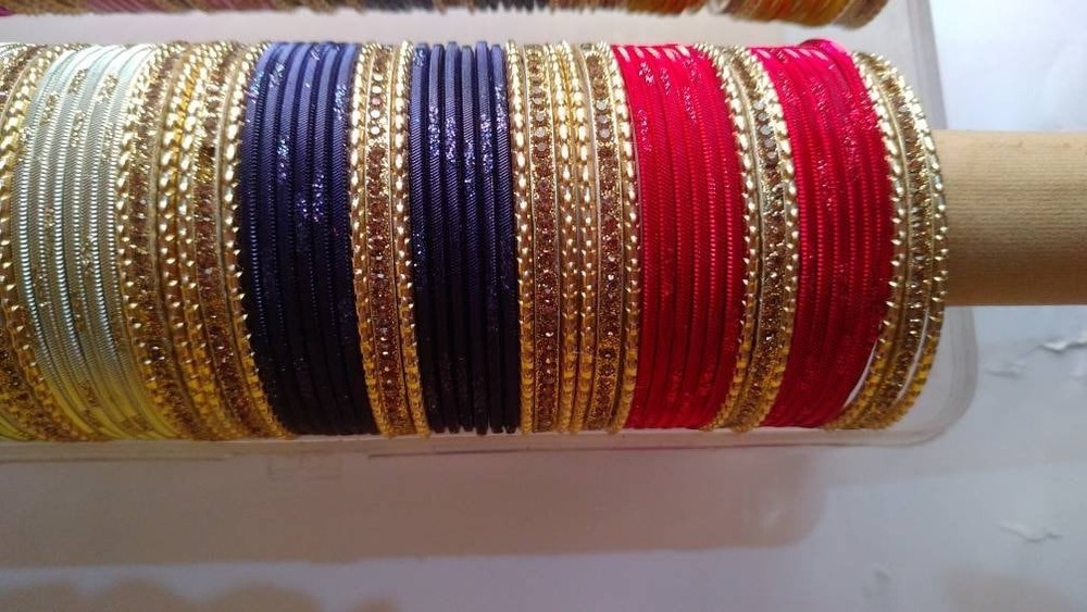 Bollywood Indian 168 Metal Non Precious Bangles Set