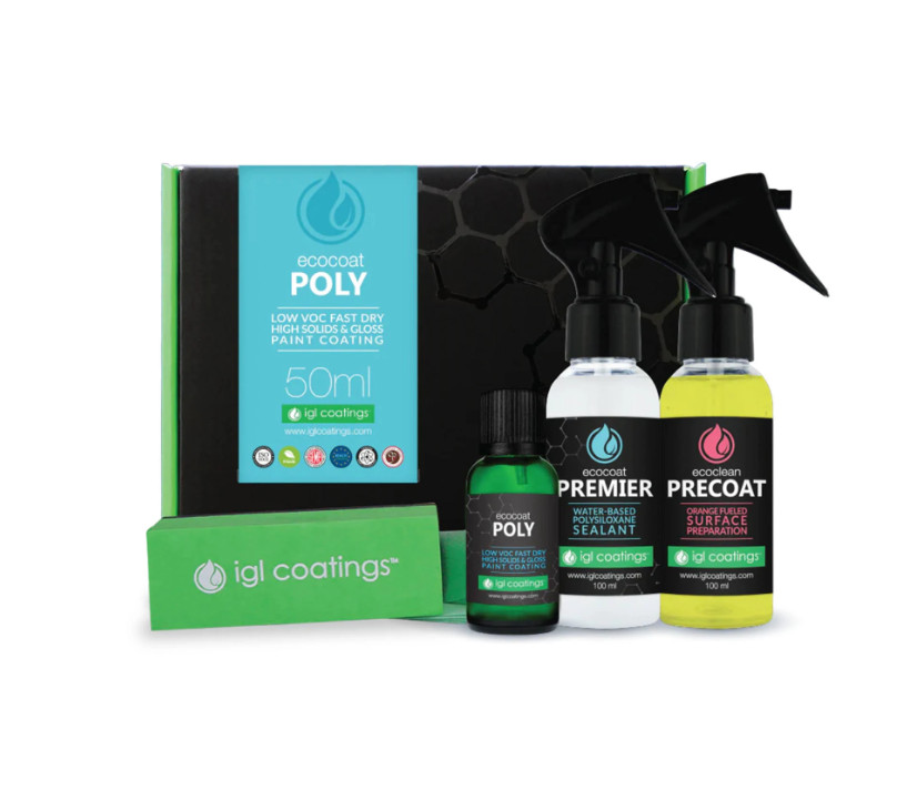 IGL Ecocoat Poly Ceramic Paint Coating Kit - High Solids Extreme Gloss (50ml)
