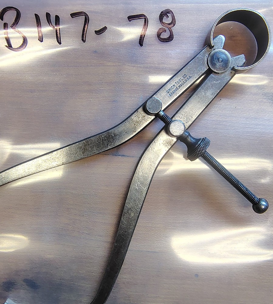 🗽 VINTAGE UNION TOOL 6" OD CALIPER