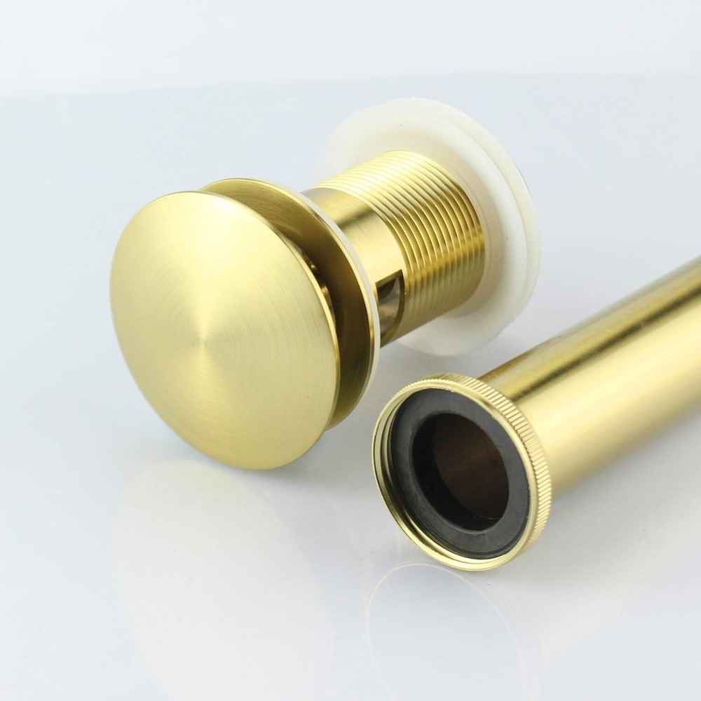 VANITY LAVATORY POP UP SINK DRAIN W/ OVERFLOW