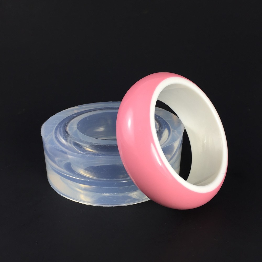 CLEAR SILICONE MOLD (MB116), BANGLE MOLD SIZE SMALL