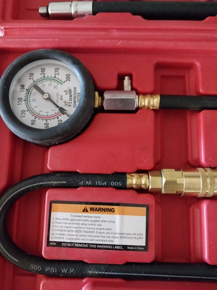 Compression Test Kit 95187 OEM US General Quick Disconnect Used