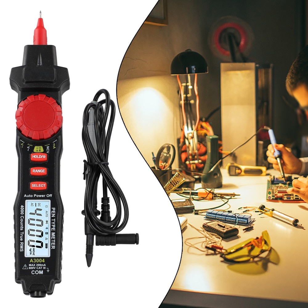Reliable AC/DC Voltage Test A3004 Digital Multimeter Pen 4000pcs