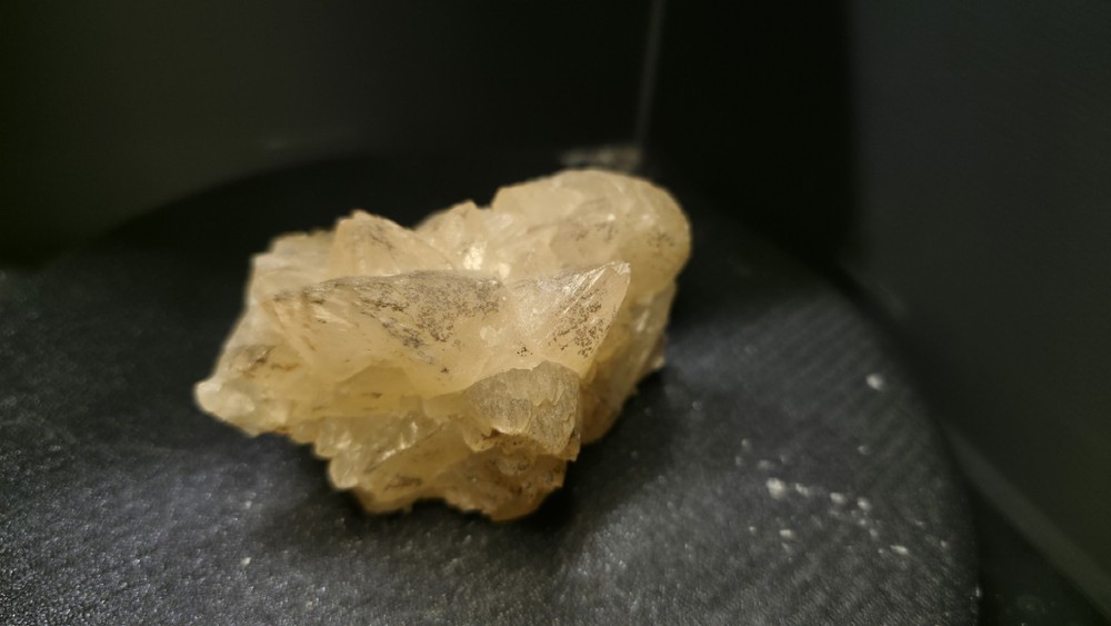 Phosphorescent UV Golden Calcite Specimen