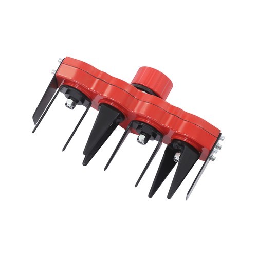 Multi-Function 4-Tooth Weeding Wheel Weeding Attachment Wheel Grass Remover Tool