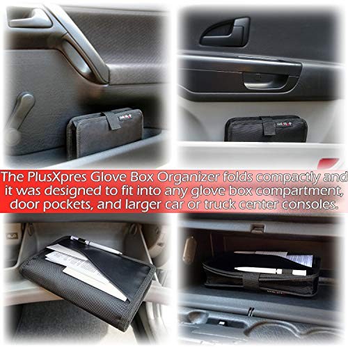 Glove Box Compartment Organizer - Car Document Holder - Owner Manual 1 Pack Red