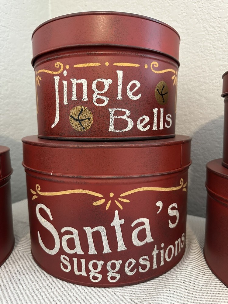Christmas tins