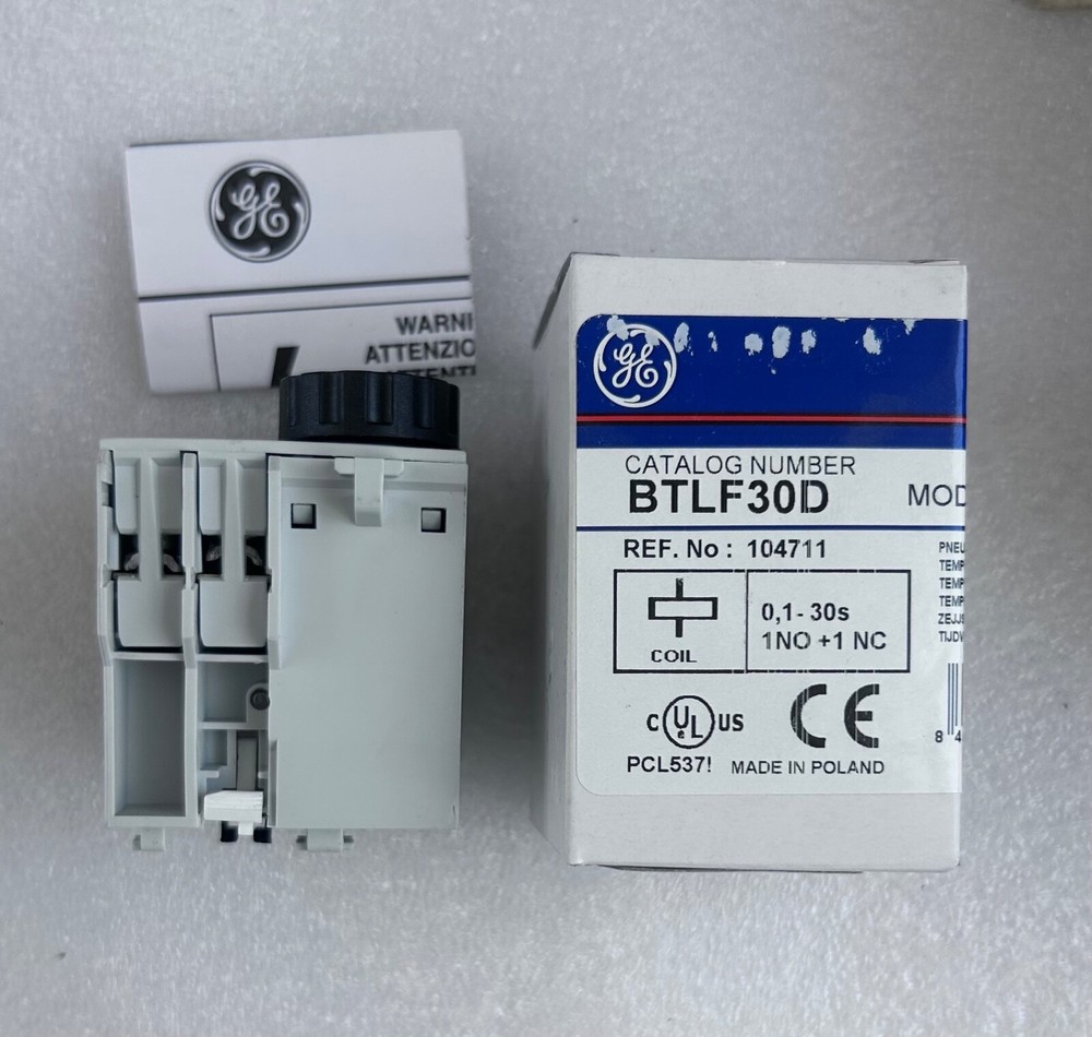 GE BTLF30D 0.1-30 S. Pneumatic Timer