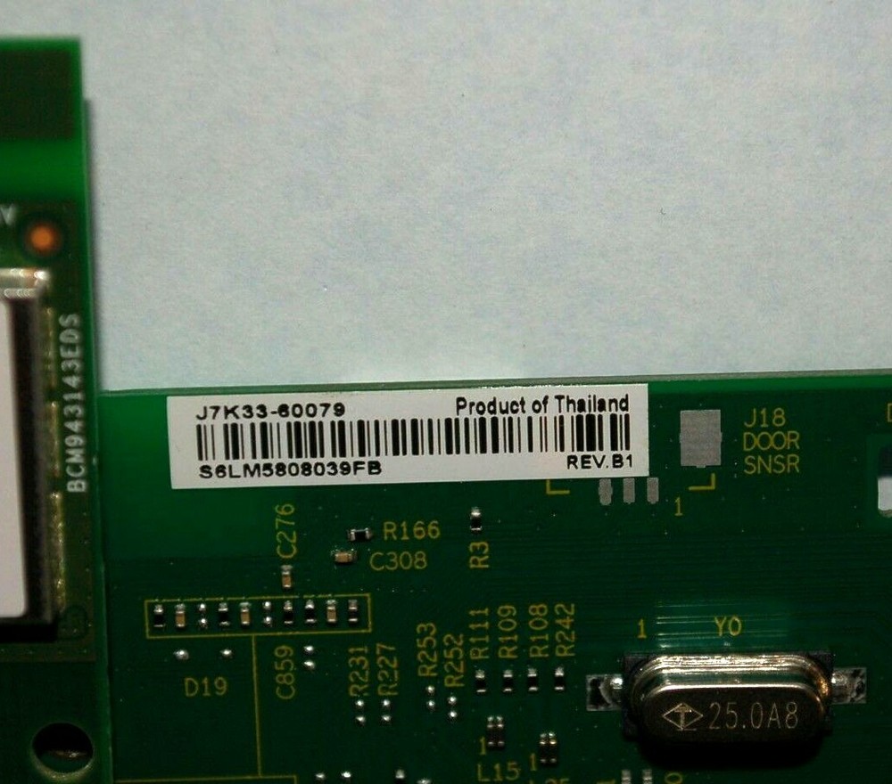 HP OfficeJet 6968 Printer Main Logic Board / Formatter J7K33-60079