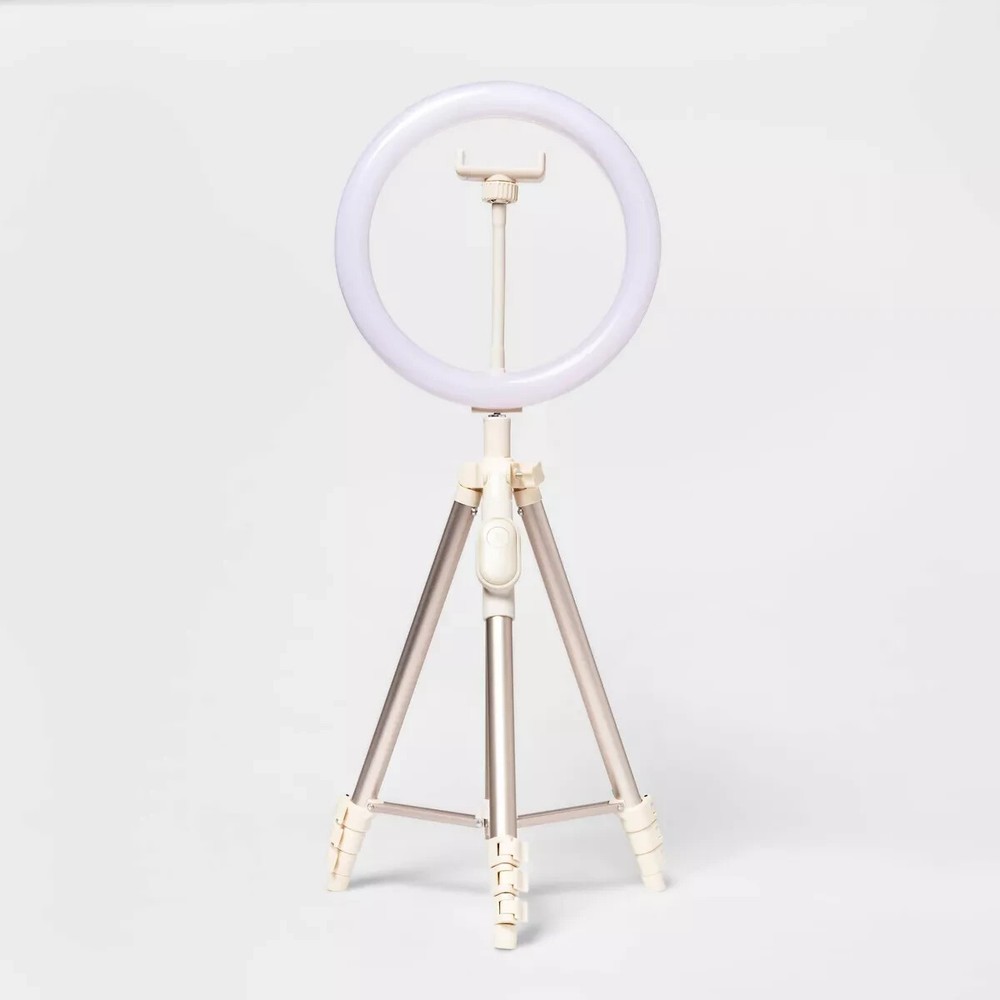 Ring Light with Tripod - Heyday Stone White