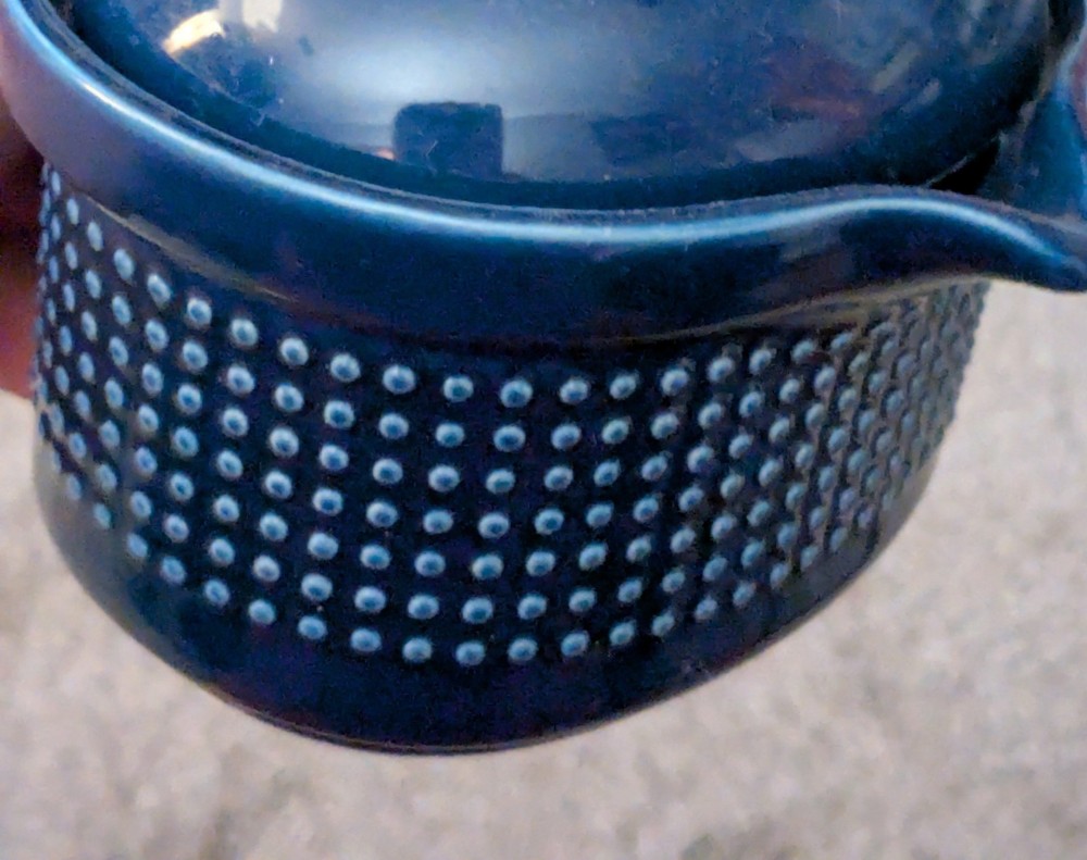Rosenthal Studio Line Cobalt Blue Lidded Creamer Raised Dots Germany