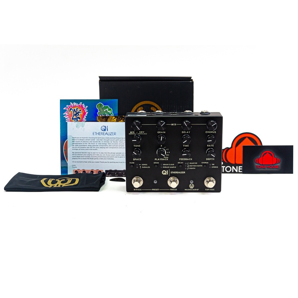 Walrus Audio Qi Etherealizer Multi-Effects Pedal – Black – New