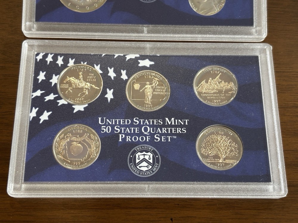 1999 Lot Of 2 US Proof Sets!