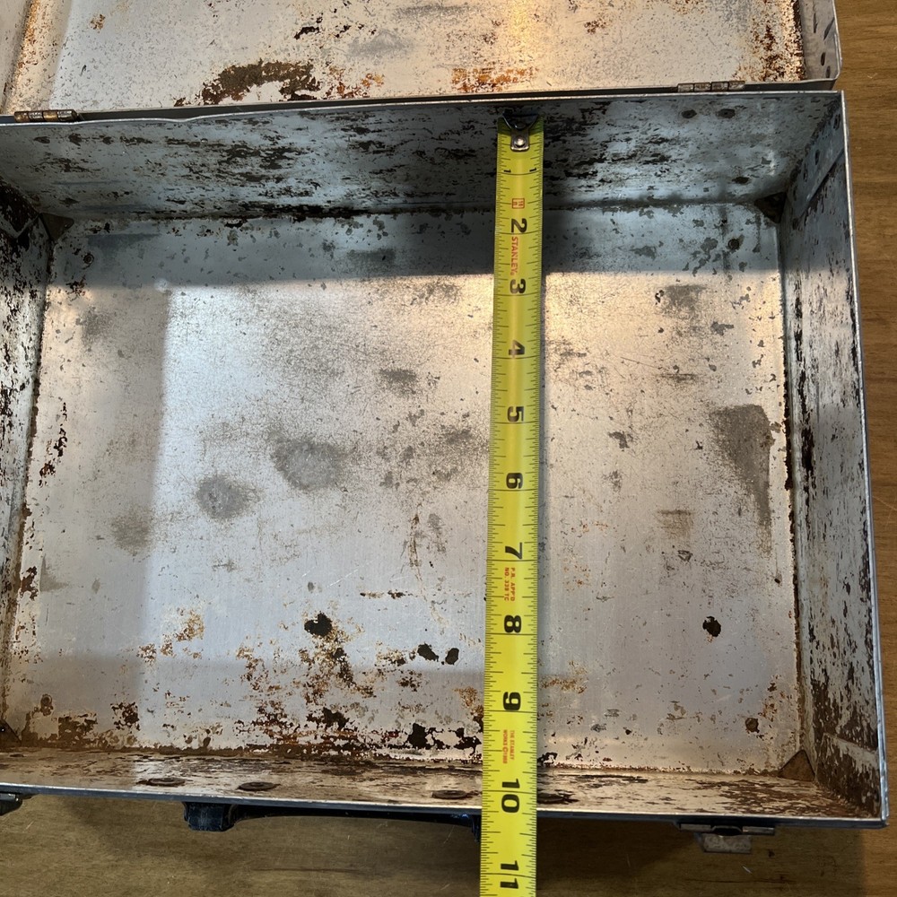 Vintage Stryker Aluminum Drill Instrument Storage Empty Case