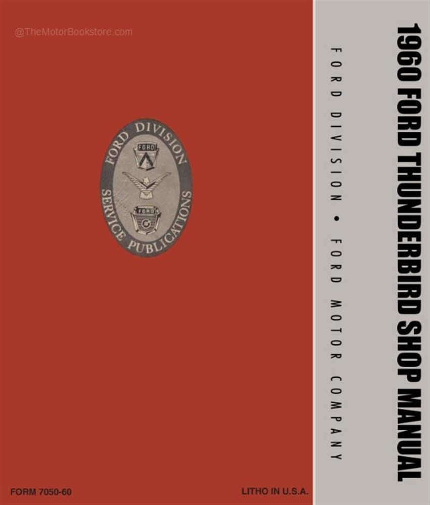 1960 Ford Thunderbird Shop Manual
