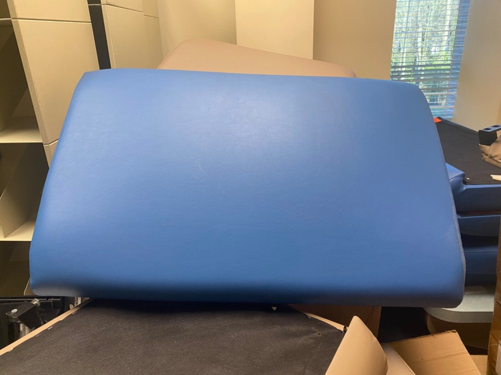 Assorted Upholstered Chair Component. new . Blue size : 30 x20 . brown 22x21
