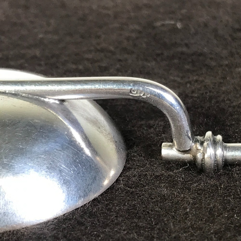 Figural Continental 800 Silver Spoon Stork Birds & Snakes