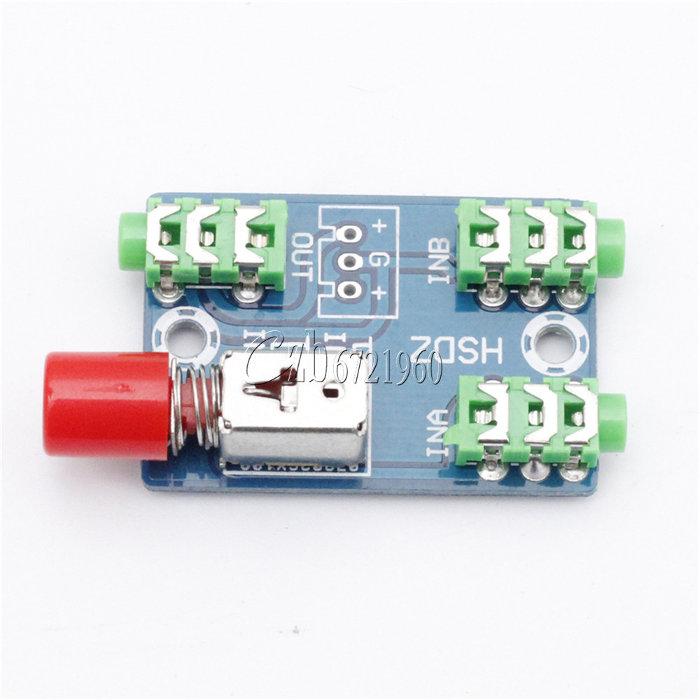 Audio Switch Board 3.5MM Audio Input A B Two Group Switch Select Input Output