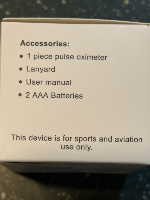 LPOW Oximeter Model A310e