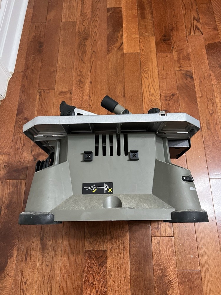 Rockwell BladeRunner Tabletop Saw. including wall mounting