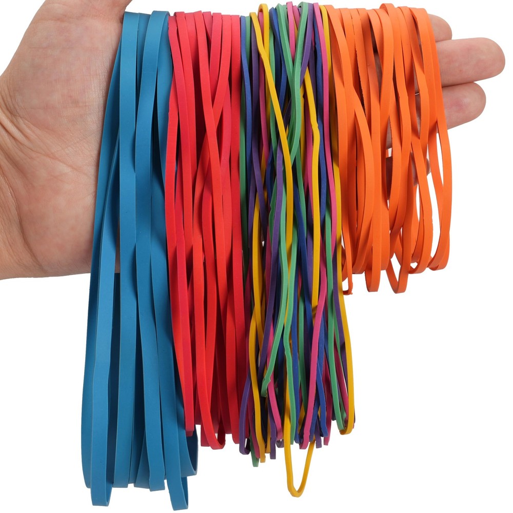 Assorted Rubber Bands Bulk Multicolor Elastic Stretchable set 0.5lb