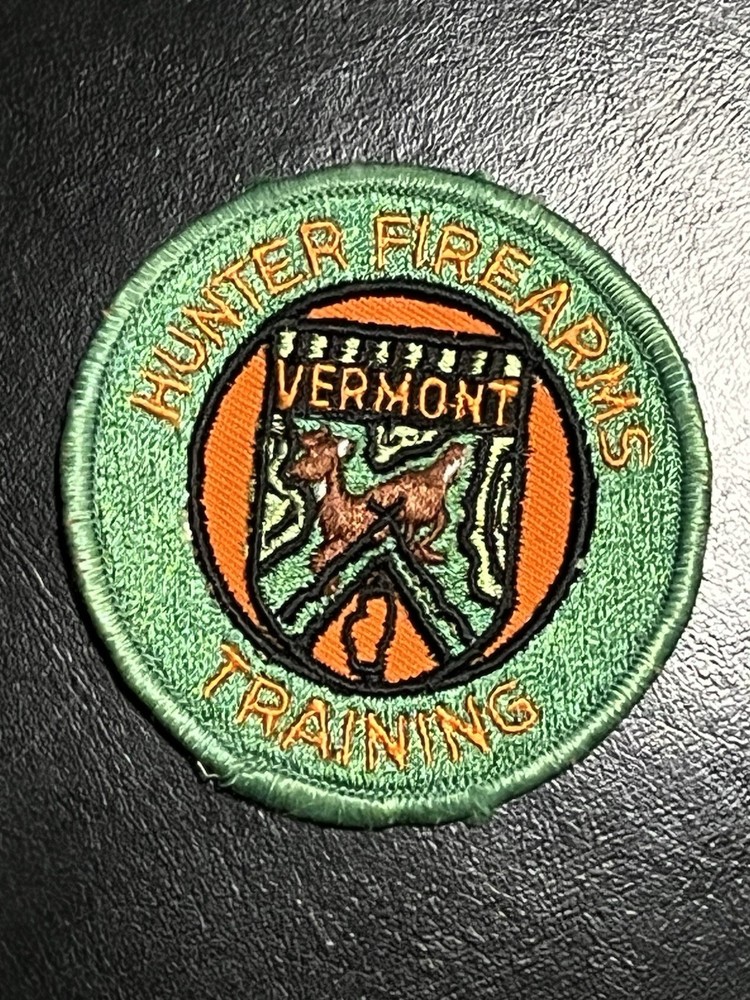 VINTAGE “VERMONT HUNTER FIREARMS TRAINING" PATCH