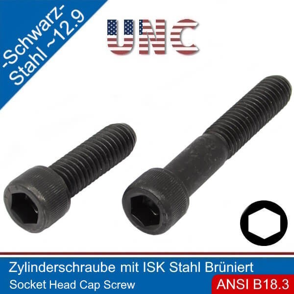 Socket Cap Screw 5/16-18 UNC Steel 12.9 Black |