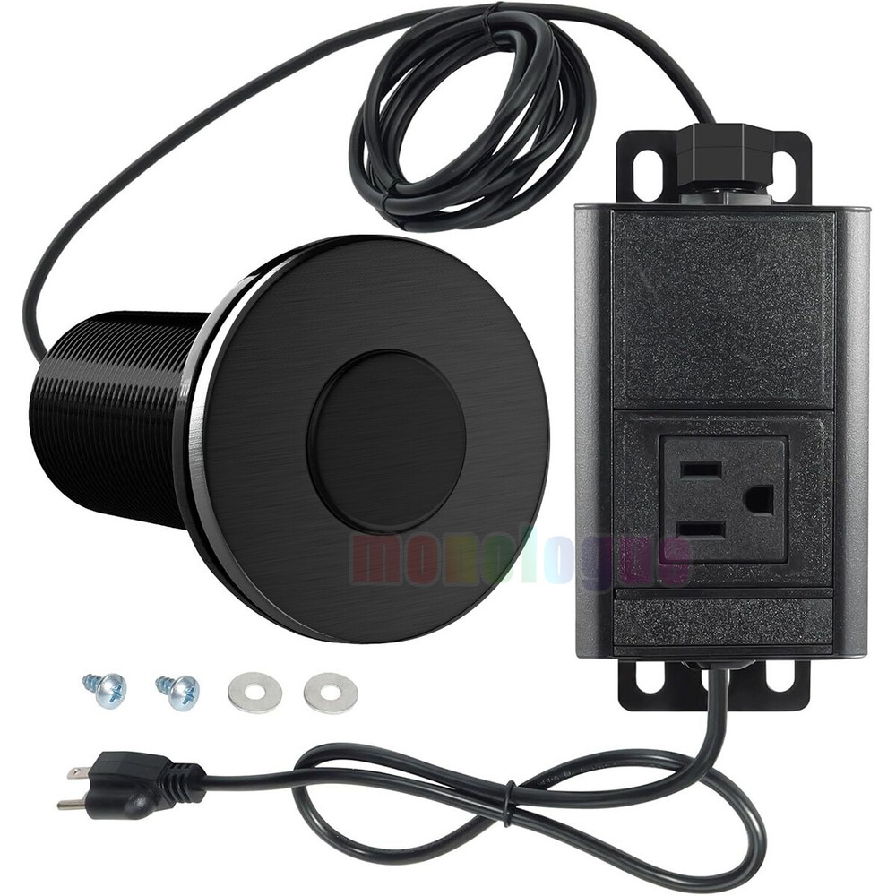 Garbage Disposal Button Kit Air Switch Garbage Disposal Brushed Stainless Steel