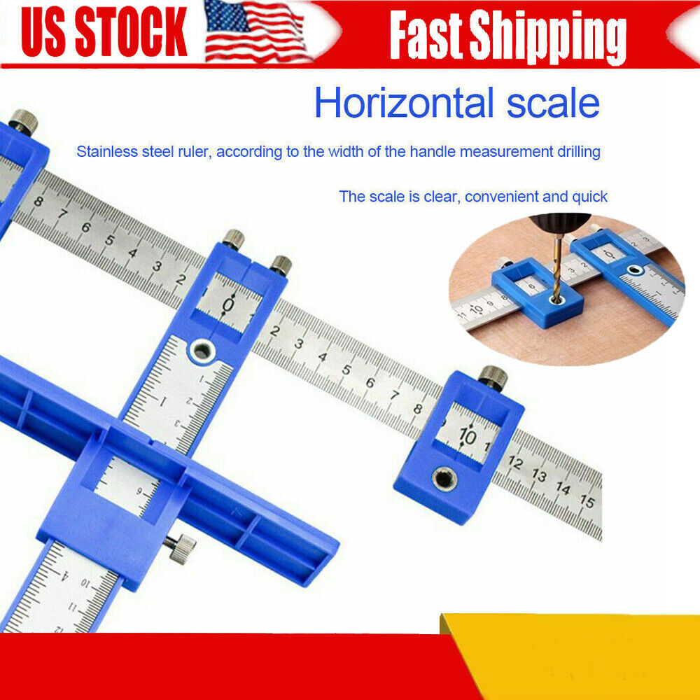 Template Jig Cabinet Hardware Jig Quickly Punch Locator Handle Tools Drill Guide