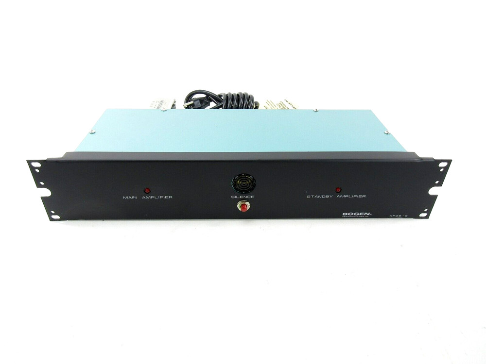 Bogen AFDS2 Automatic Failure Detector & Substitutor Standby Amplifier