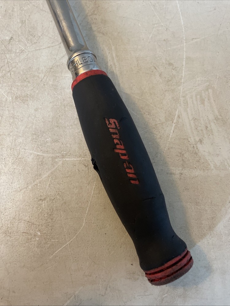 Snap-On SHL80A 1/2" Drive Soft Grip Long Handle Ratchet (Red)