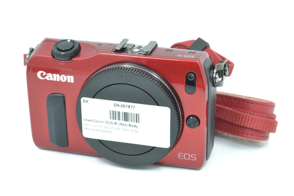 Used Canon EOS M (Red) Body