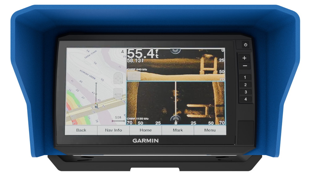 Garmin Echomap UHD 93SV Visor by Sonar Shield