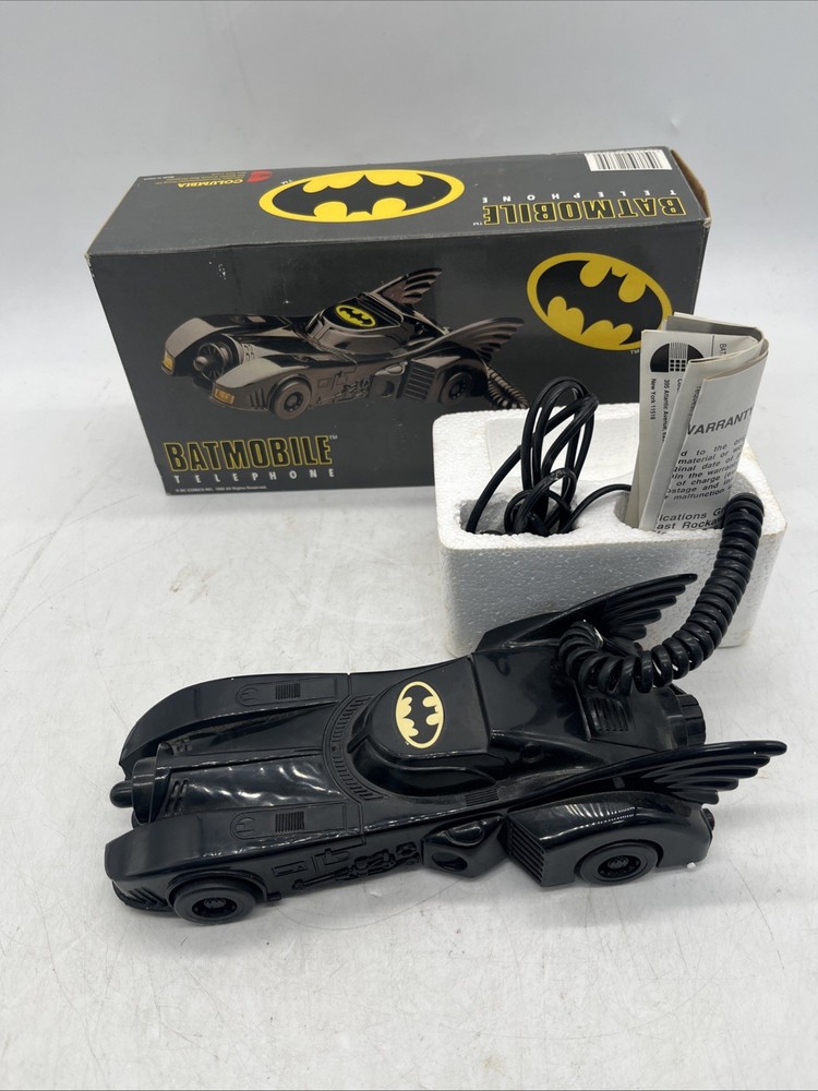 Batman Batmobile Telephone 1990 Columbia