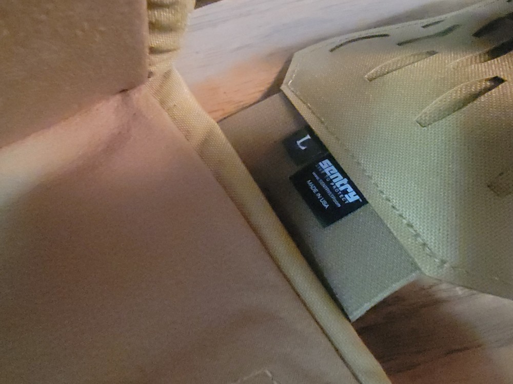 Sentry Tactical Gunnar Plate Carrier Medium Fde