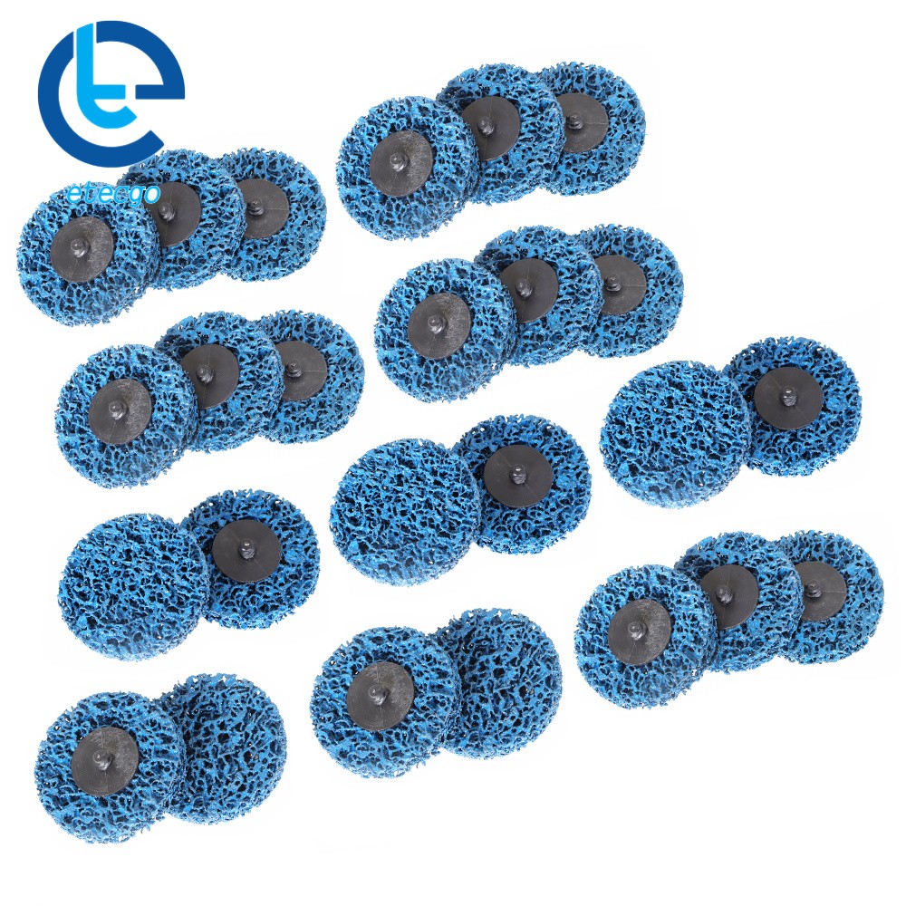 3 Inch 25 Pack Quick Change Easy Strip & Clean Discs Fit For Paint Rust
