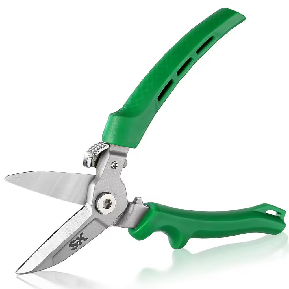 SK 8In Drop Forged Shears Aviation Snips