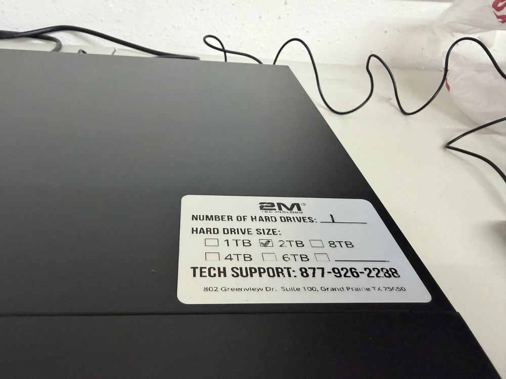 16CH DVR 2M Technology 2TB Security Camera 1080P Scan QR Code Online Used 2Pcs