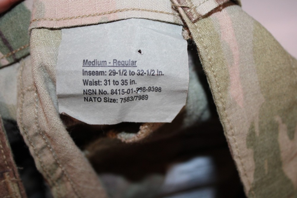 US Army Combat Trousers Pants Multicam FR Medium Regular OCP Flame Resistant