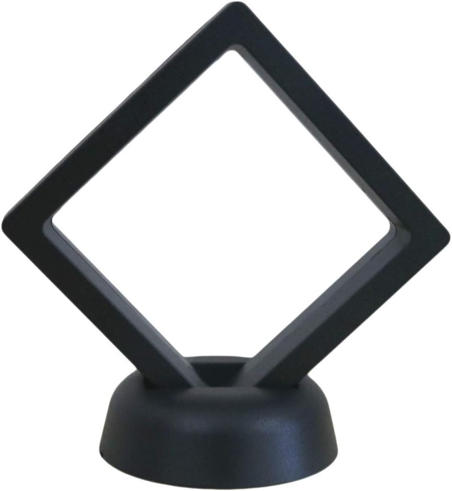 Lightweight Black Coin Display Frame - 3D Floating Holder 2.75” by 2.75”