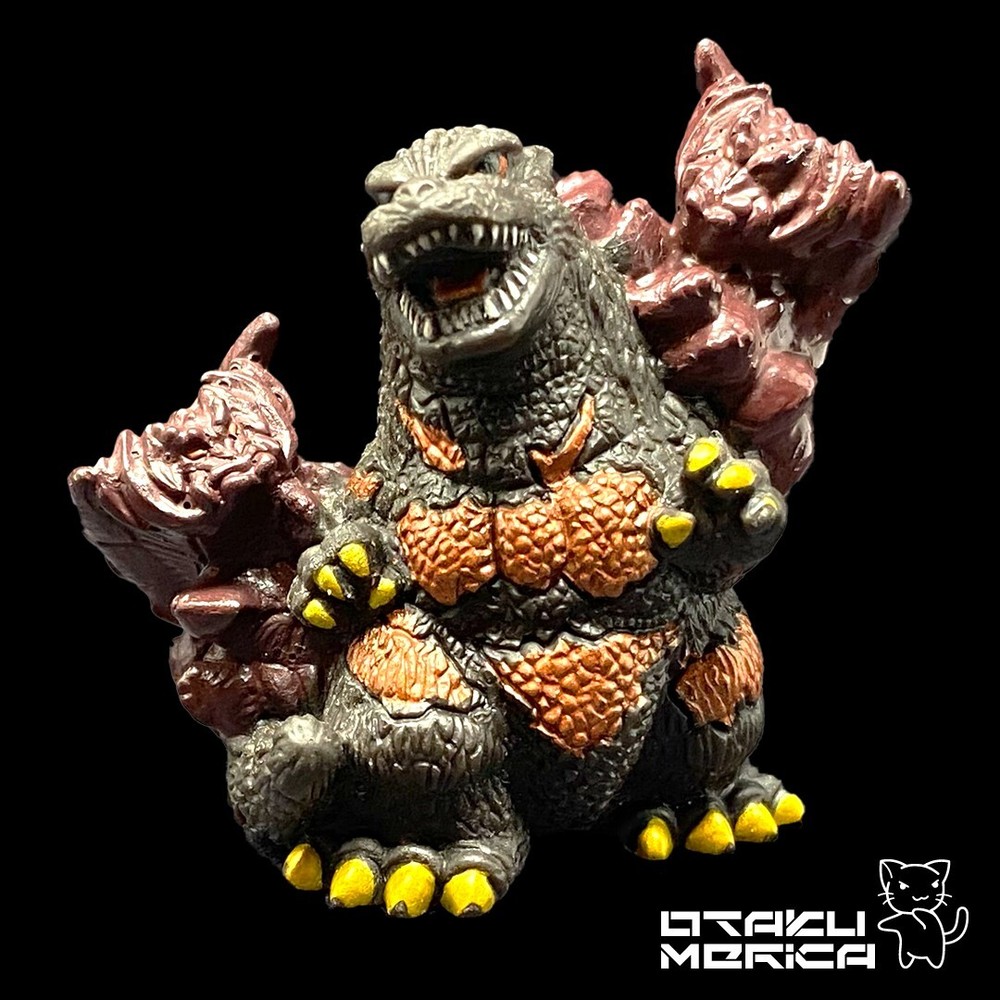 Bandai 2003 Godzilla Fierce Battle Series - Godzilla 1995 vs. Destroyah Sofubi
