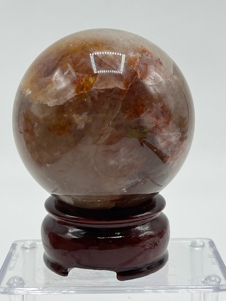 Fire Quartz with Blue Flash A