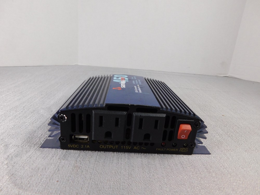 450 Watt Modified Sine Wave Inverter - Samlex SAM-450-12 W/ Cable