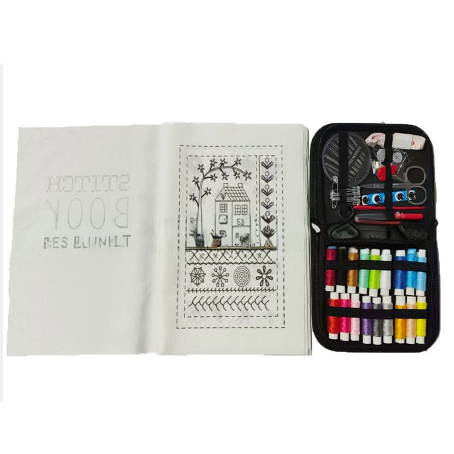 The Ultimate Embroidery Learning Book,Embroidery Stitch Book with Multiple Sewin