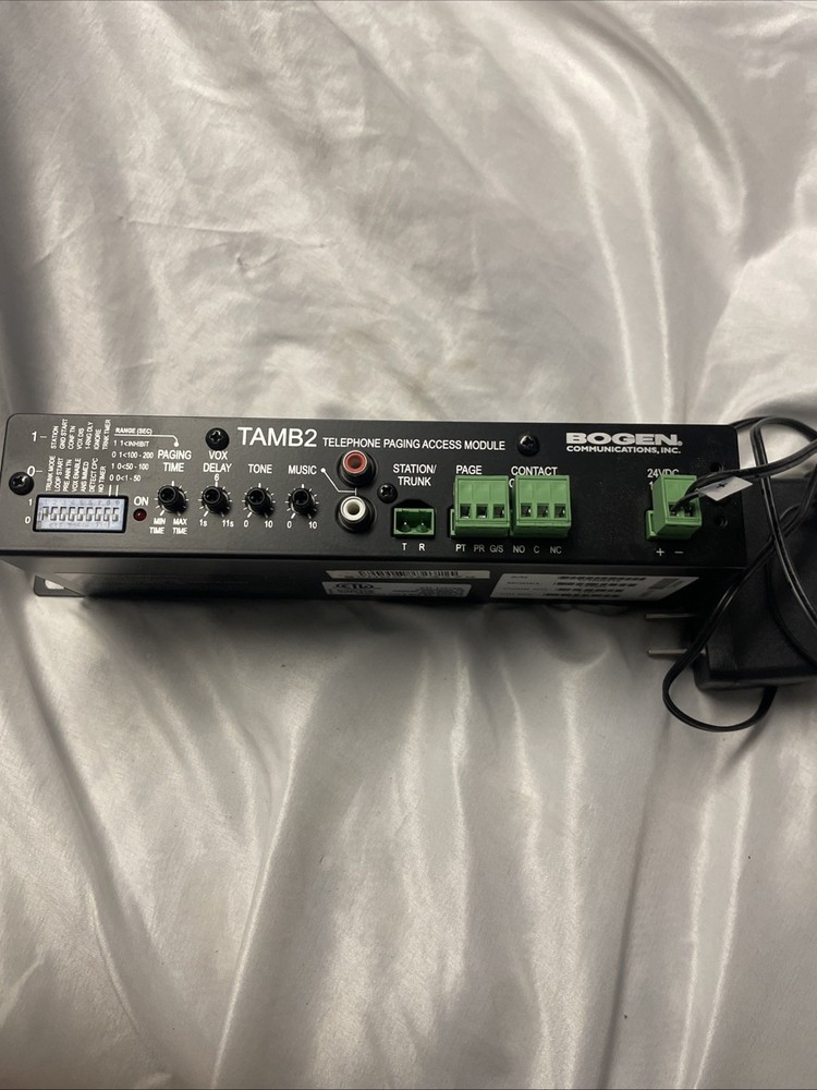 Bogen Communications TAMB2 Telephone Paging Access Module With Power Adapter